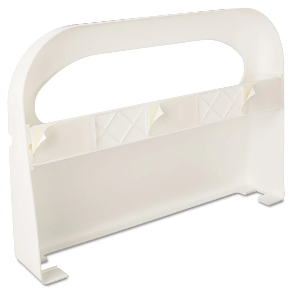 HOSPECO® Health Gards Toilet Seat Cover Dispenser, Half-Fold, 16 X 3.25 X 11.5, White, 2/box - Image 3