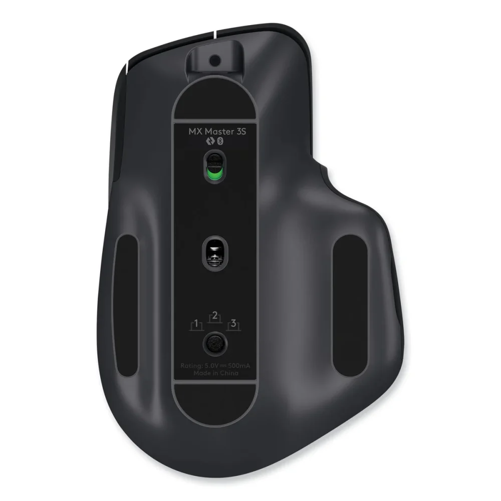 Logitech® MX Master 3S Performance Wireless Mouse, 2.4 GHz Frequency/32 ft Wireless Range, Right Hand Use, Black - Image 4