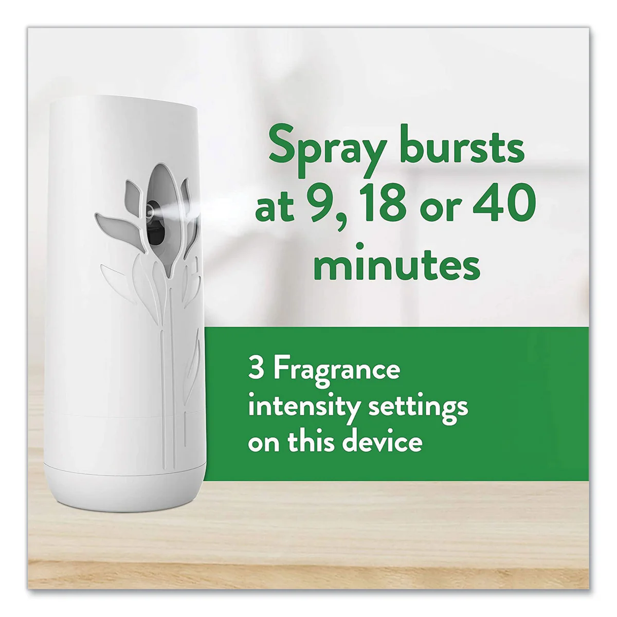 Air Wick® Freshmatic Ultra Automatic Starter Kit, Gadget/(2) 5.89 oz Fresh Linen Refills/AA Battery, 4 Kits/Carton - Image 2